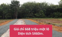 Bán đất nền Bình Phước ngay KCN Becamex Chơn Thành, tiện ích liền kề, dân cư đông đúc giá 668tr